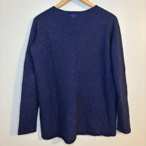 UNTOUCHED WORLD Womens Essential Sweater Zephyr Merino Wool Possum Silk - Picture 11 of 11